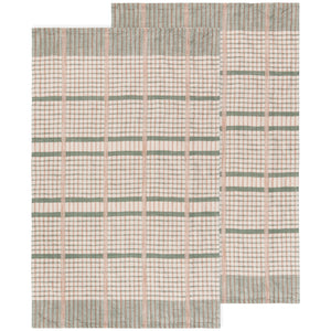 Set/2 Willow Finley Check Dishtowels