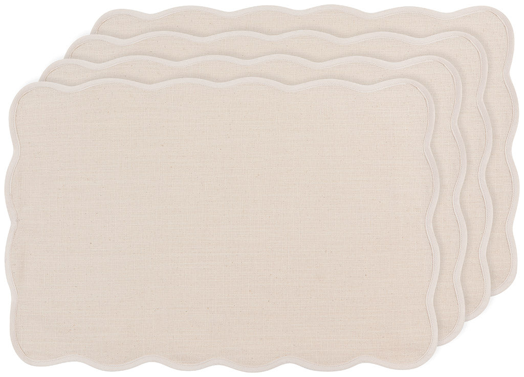 Set of 4 Natural Florence Placemats