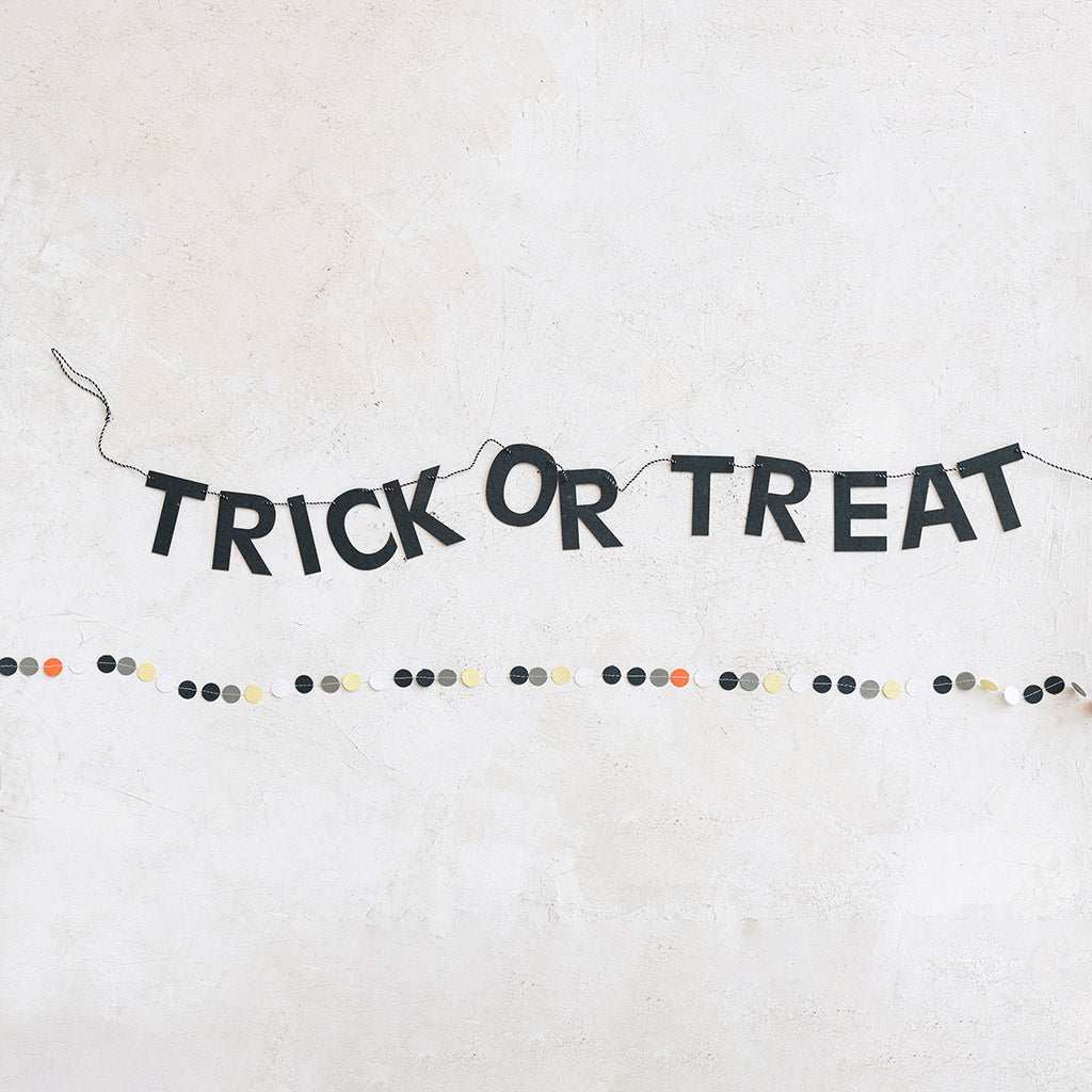 Paper Trick or Treat Garland