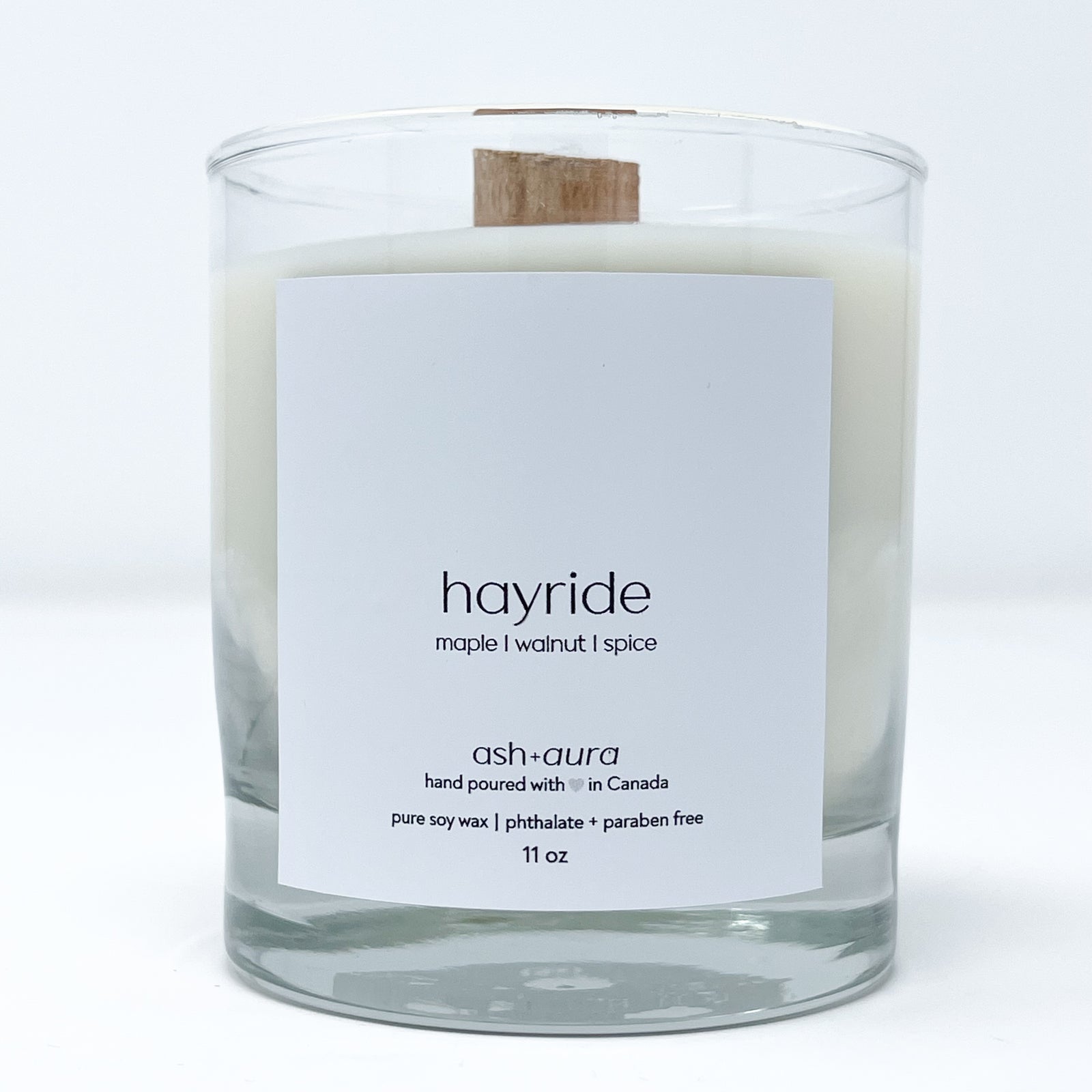 Hayride - Ash + Aura Candle