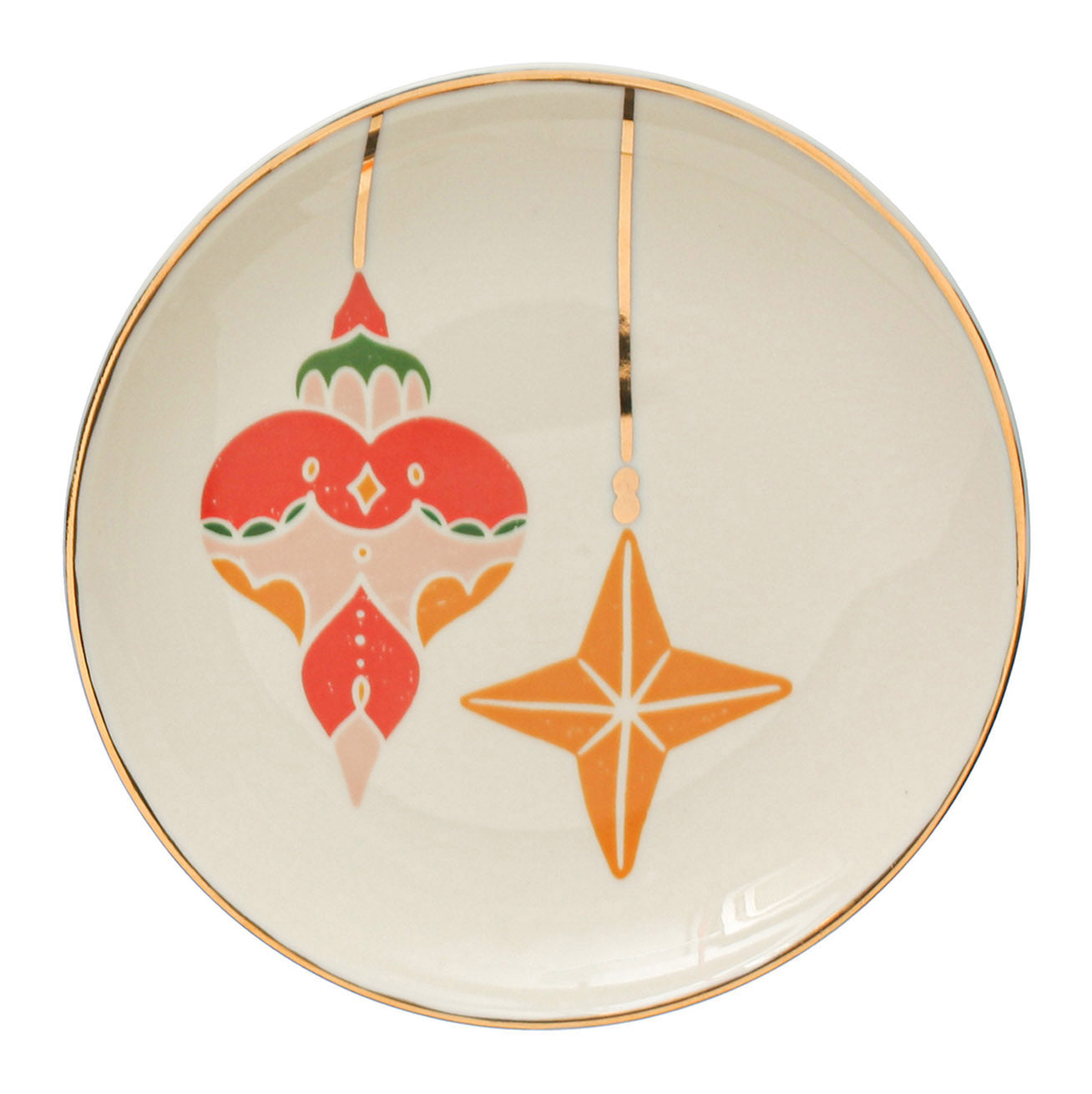 Ornament Appetizer Plates