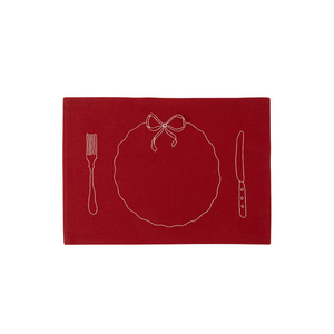Red Bon Appetit Placemats