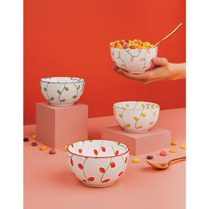 Set/4 Holiday Glow Bowls