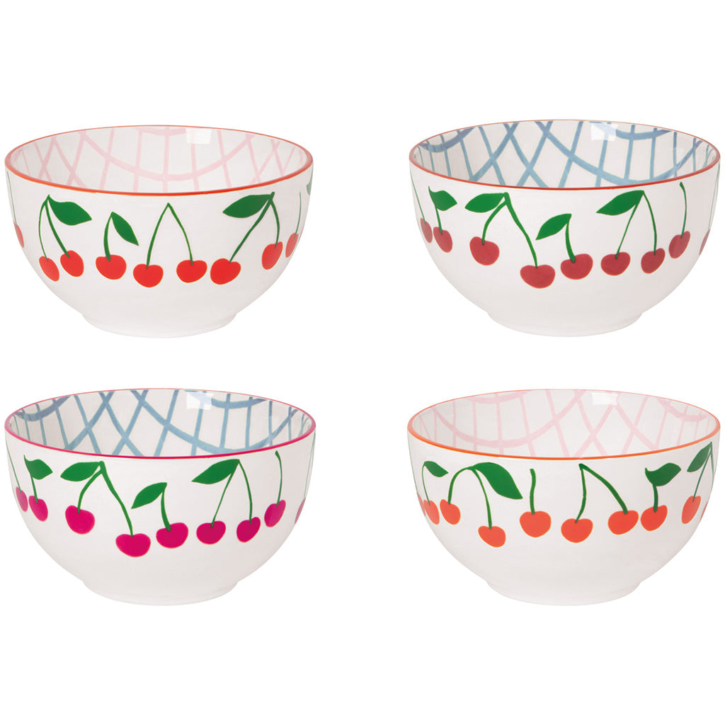 Set/4 Very Cherry Bowls