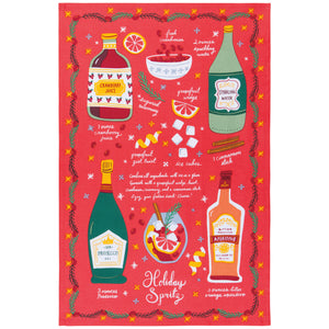 Set/2 Holiday Spirits Kitchen Towel