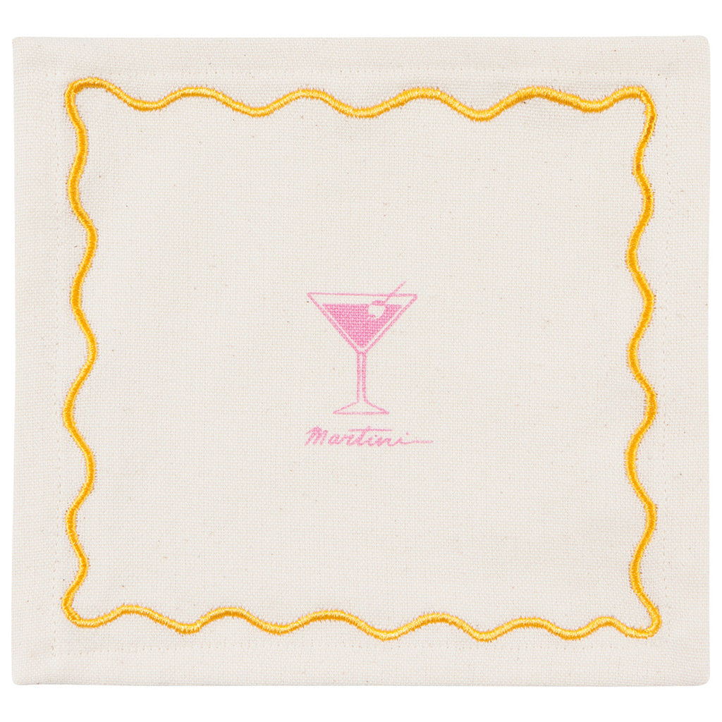 Set/4 Happy Hour Napkins