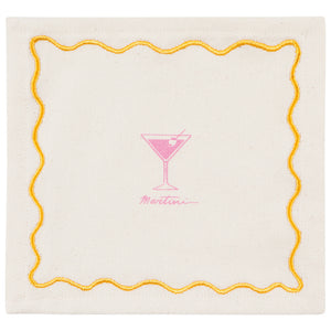 Set/4 Happy Hour Napkins