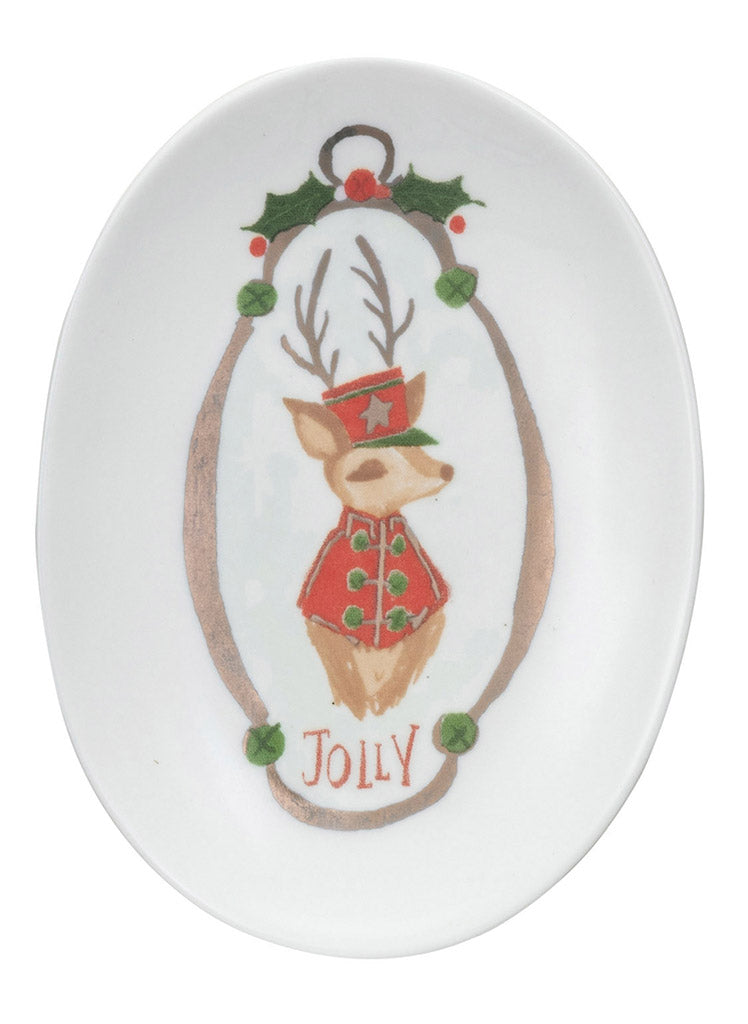 Reindeer Appetizer Plates