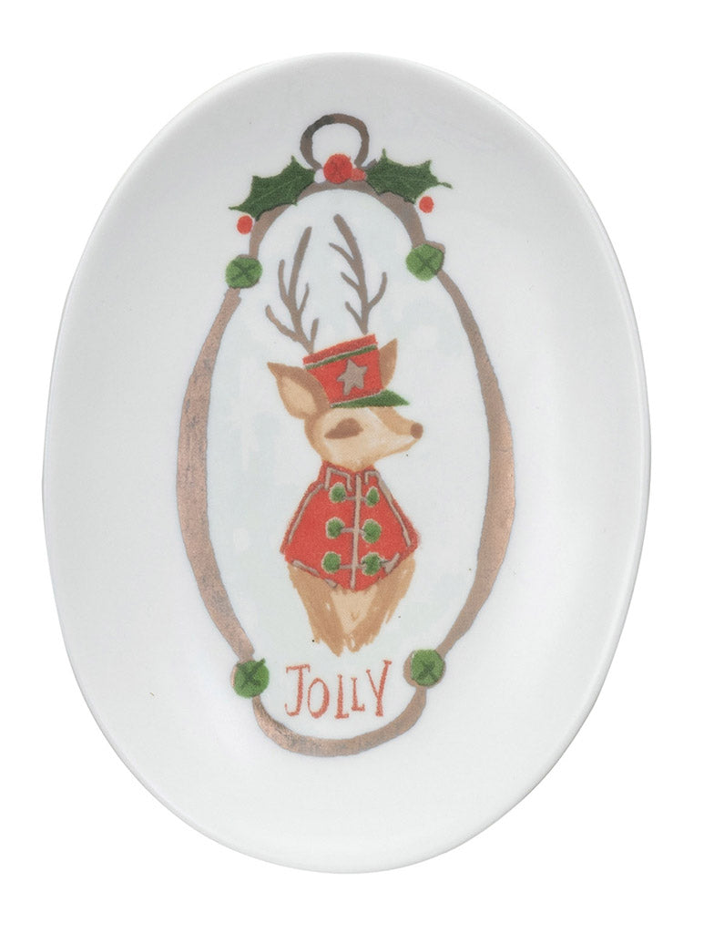 Reindeer Appetizer Plates