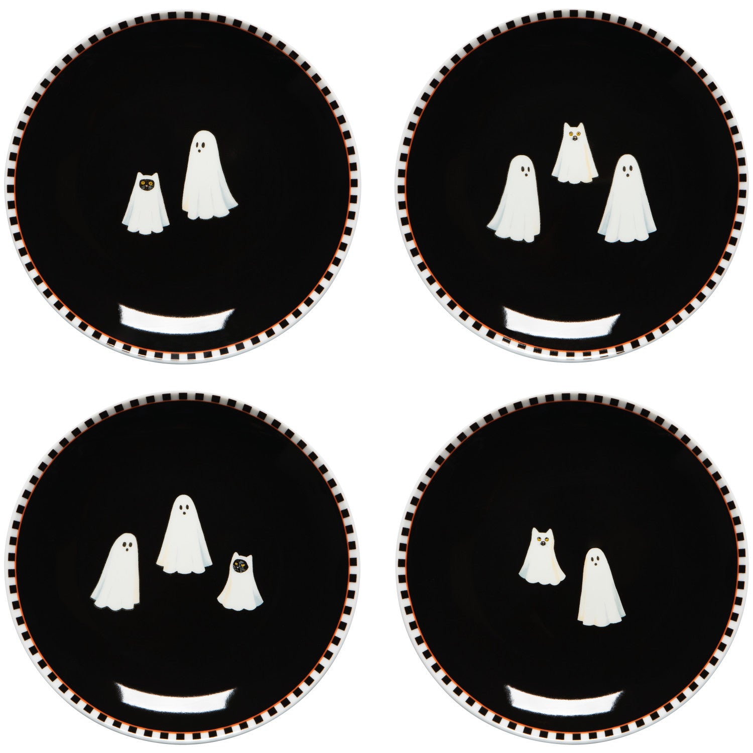 S/4 Kindred Spirits Appetizer Plates