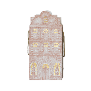 Tall Holiday House Gift Bags