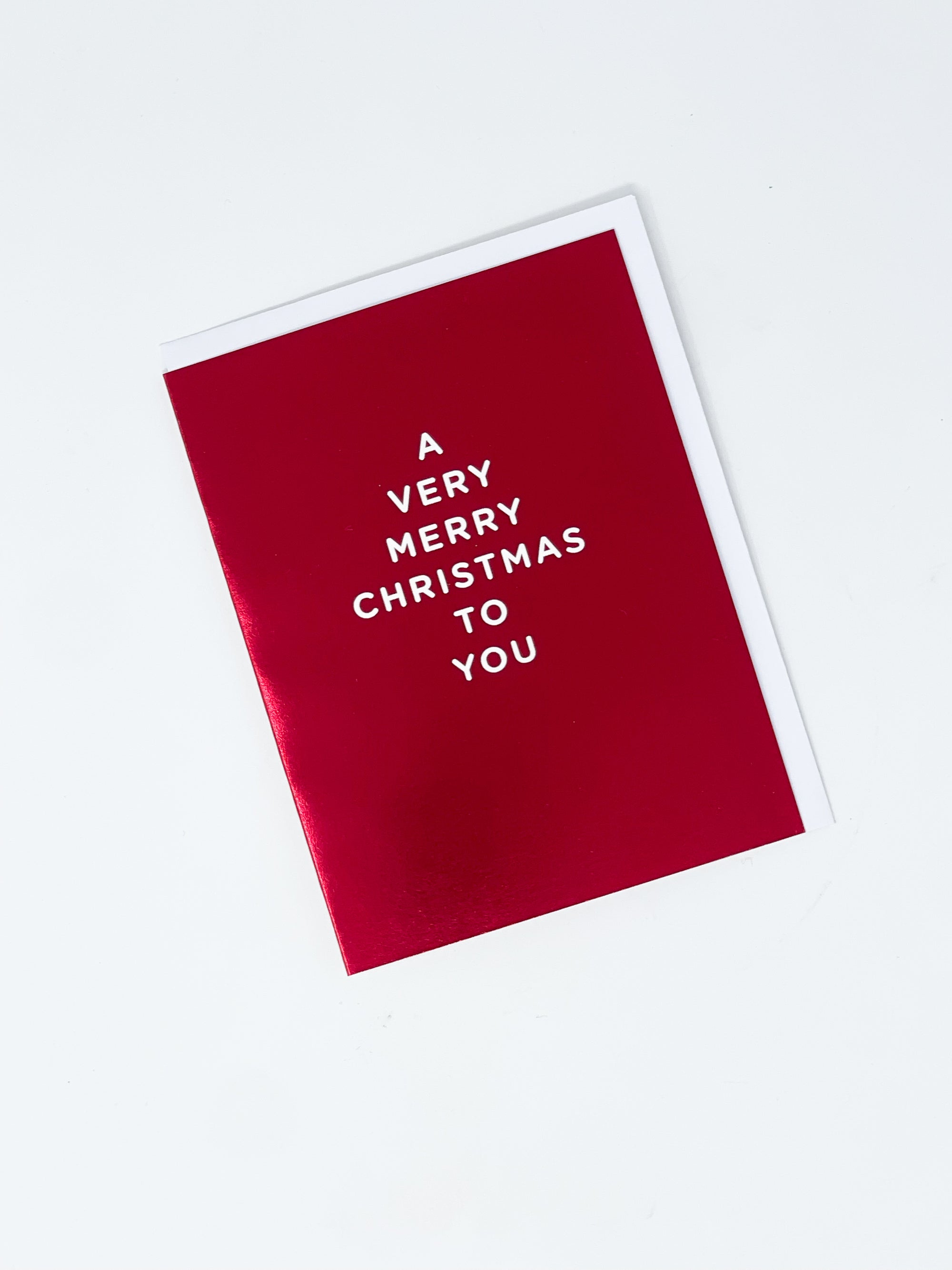 Very Merry Christmas Mini Card
