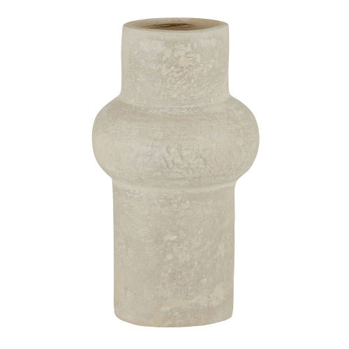 Small Natural Paper Mache Vase