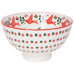 Winterberry Stamped Christmas Bowl