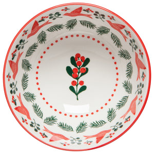 Winterberry Stamped Christmas Bowl