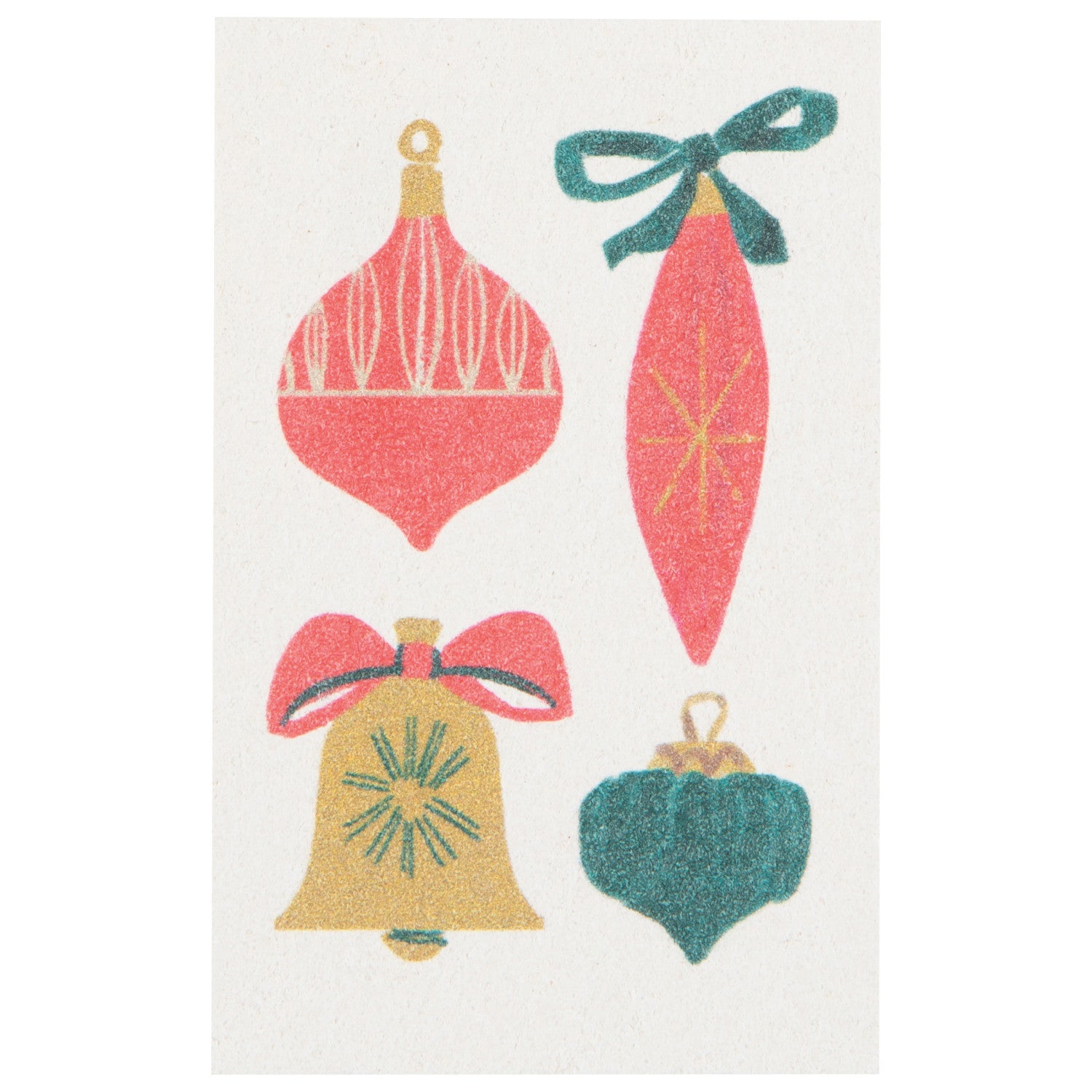 Set/4 Festive Fir Christmas Pop Up Sponges