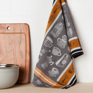 Coffee Break Jacquard Kitchen Towel