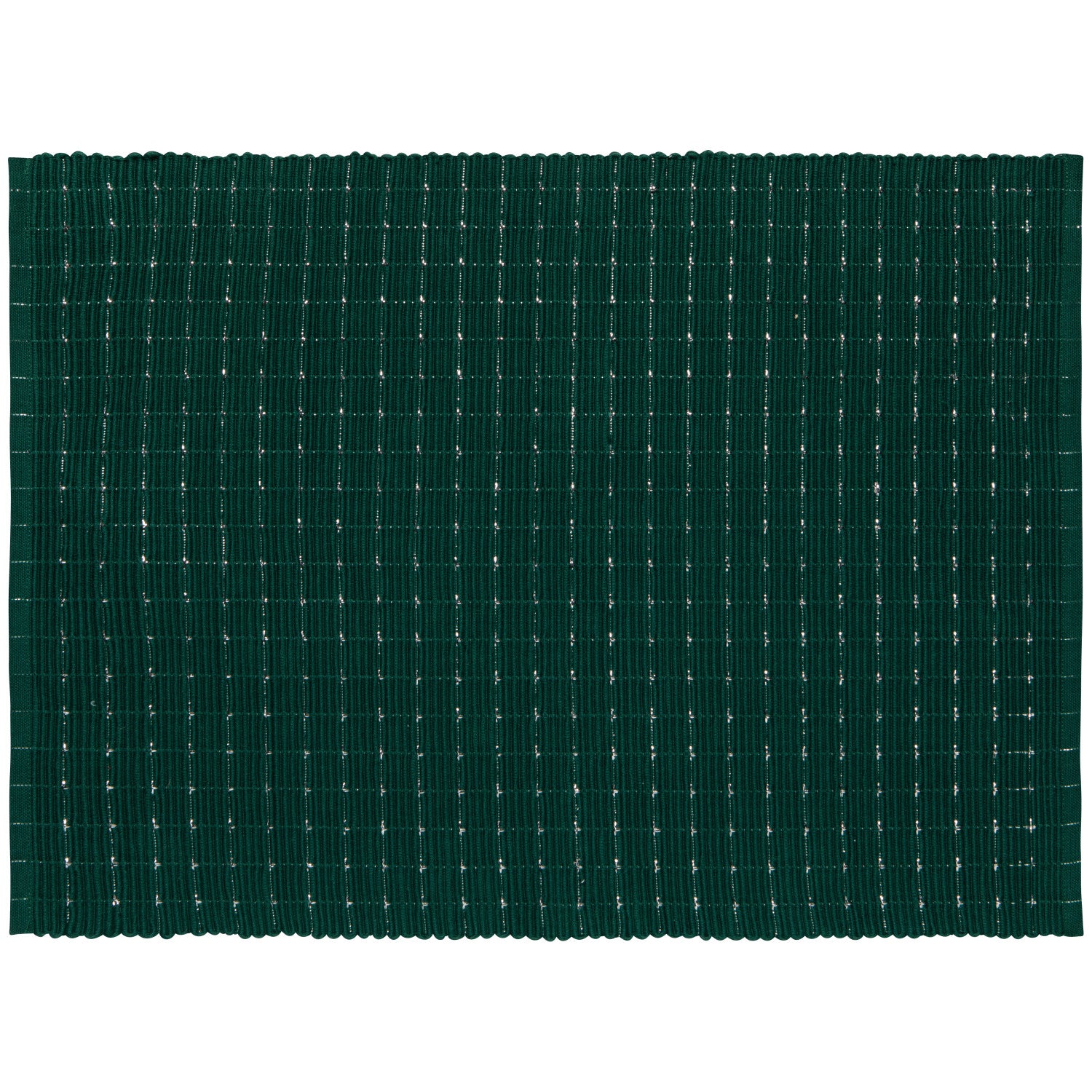 Spruce Silver Ribbed Placemats