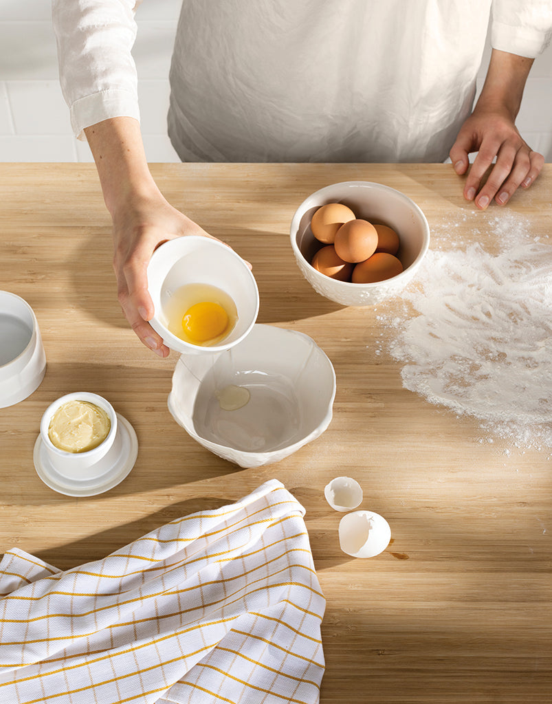 Matte White Egg Separator