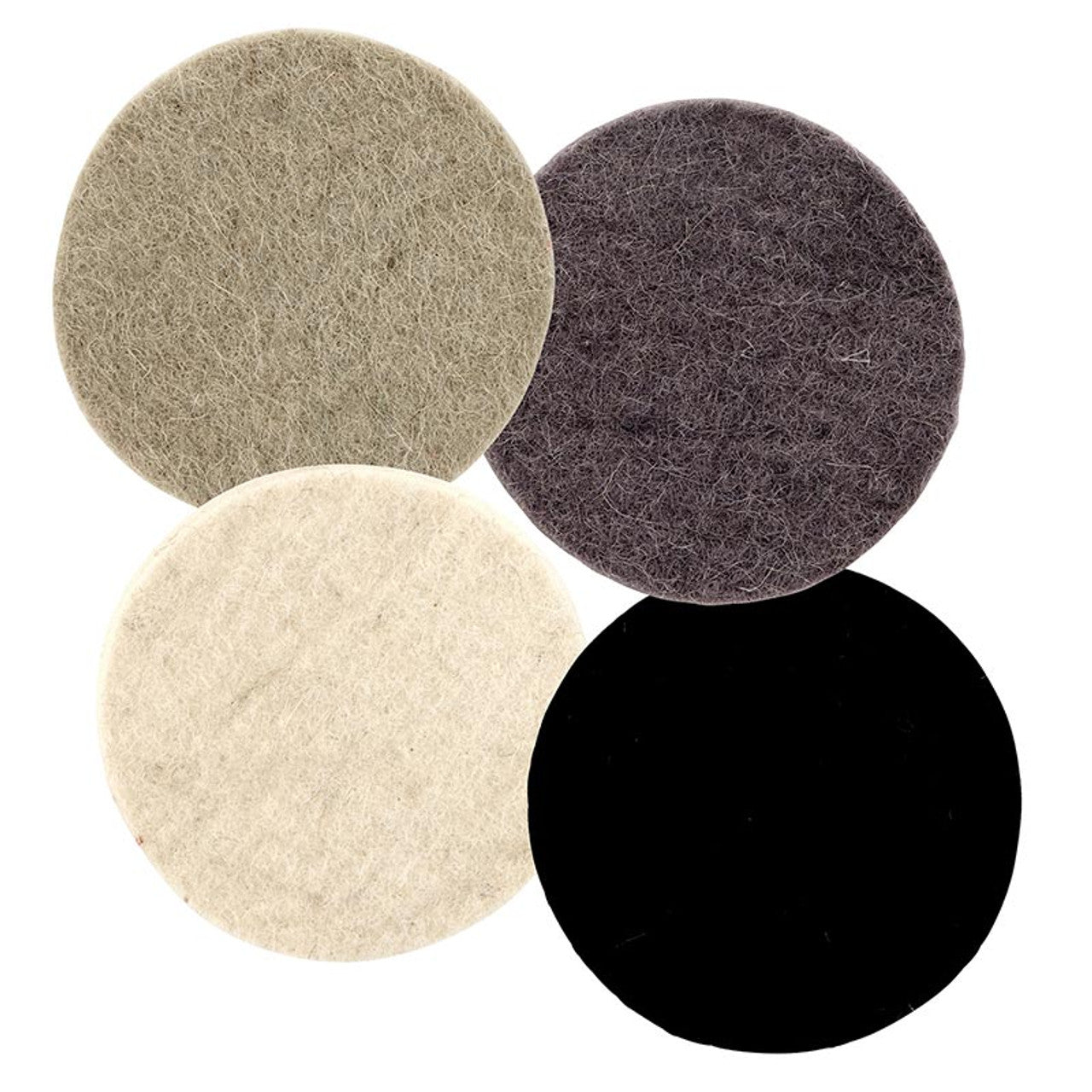 Set/4 Wool Felt Coasters