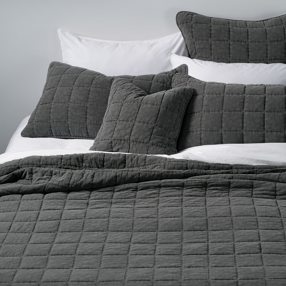 Sweet Charcoal King Quilt