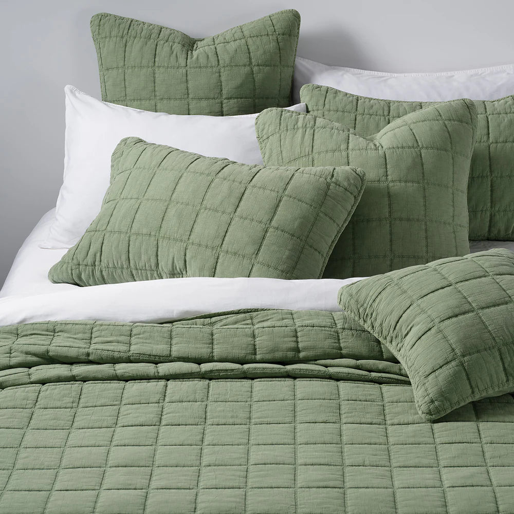 Sweet Green King Quilt