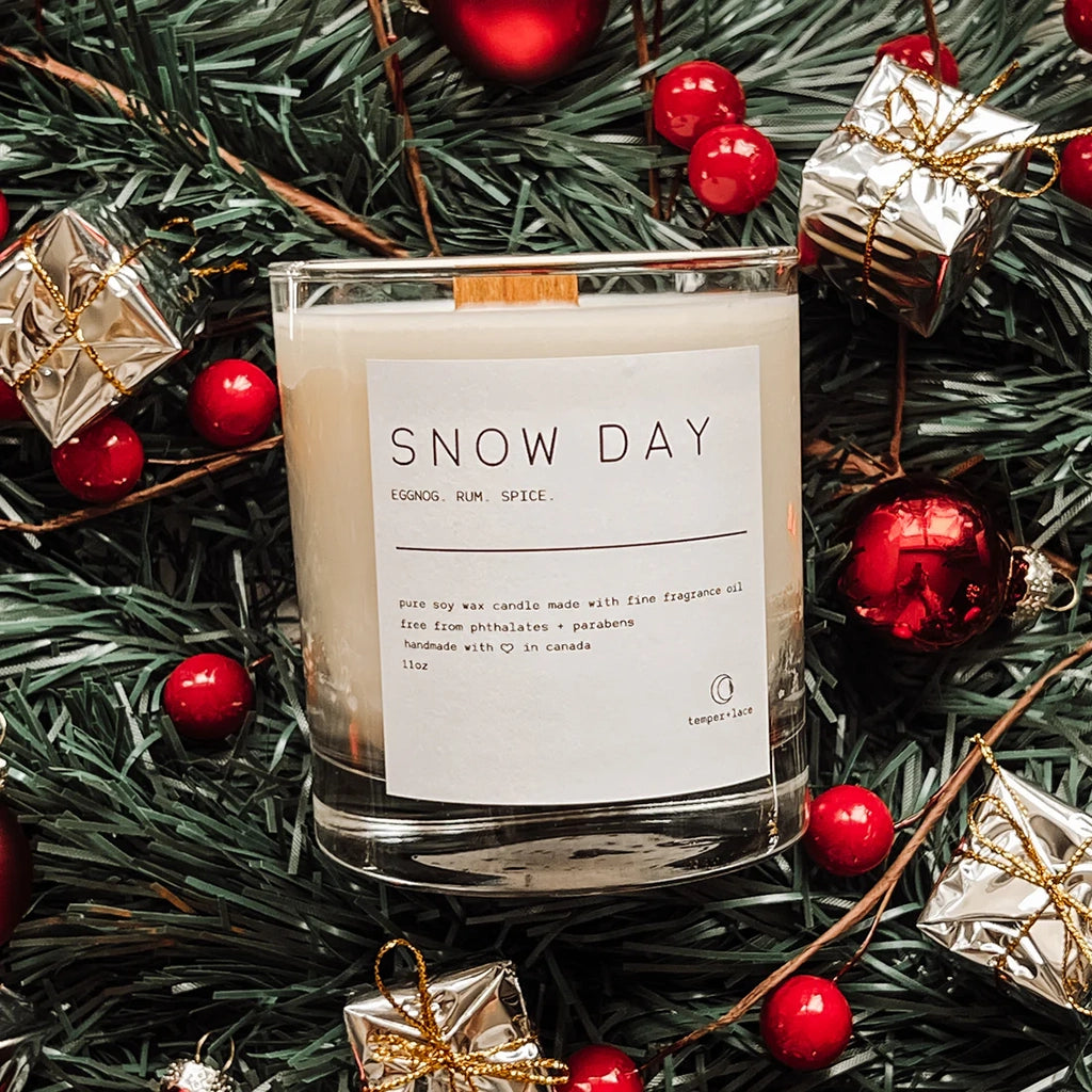 Snow Day - Temper + Lace Candle