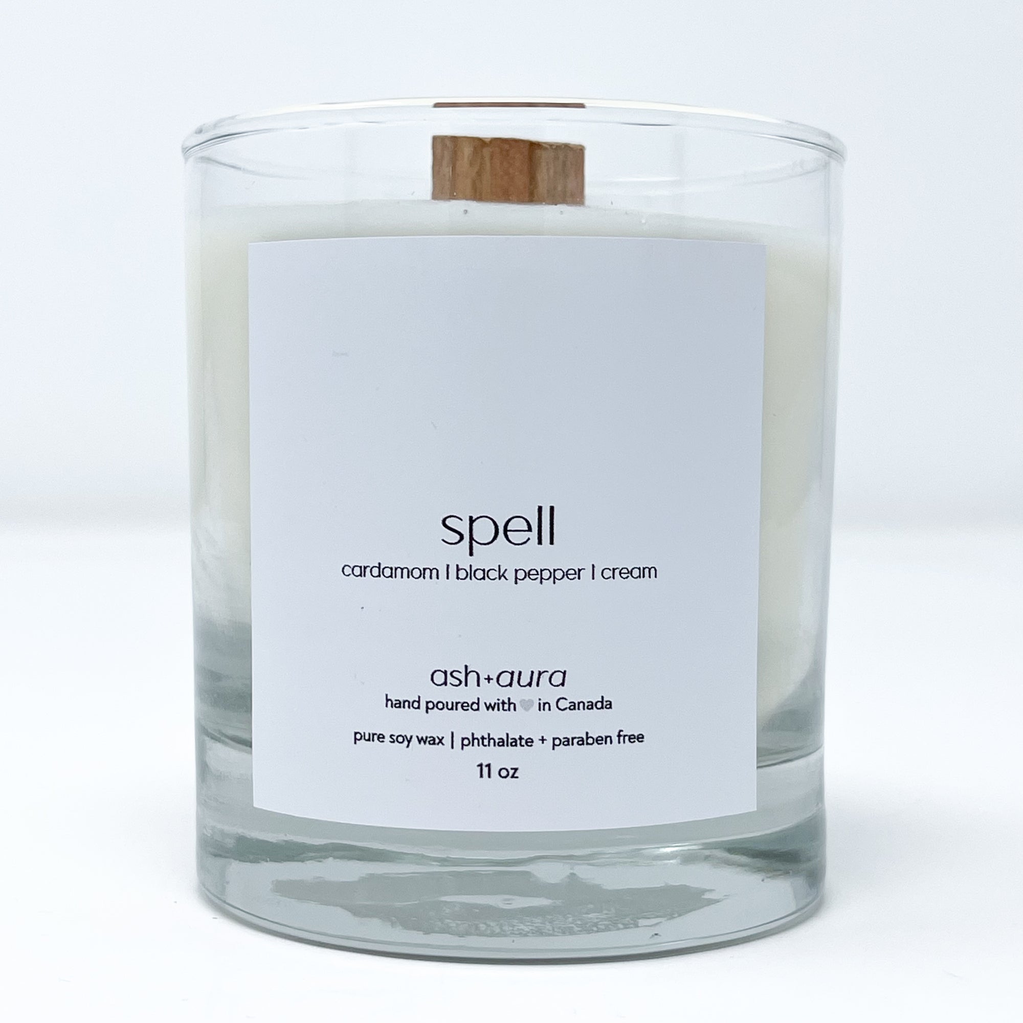 Spell - Ash + Aura Candle