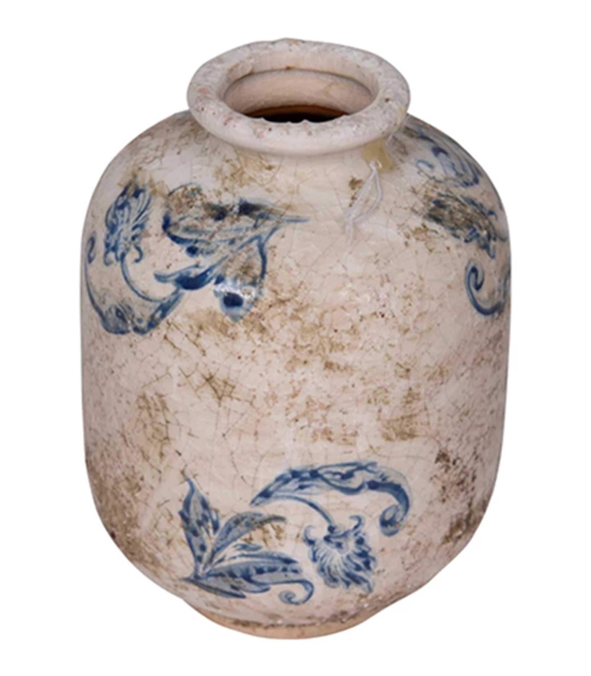 Transferware Patterned Vases
