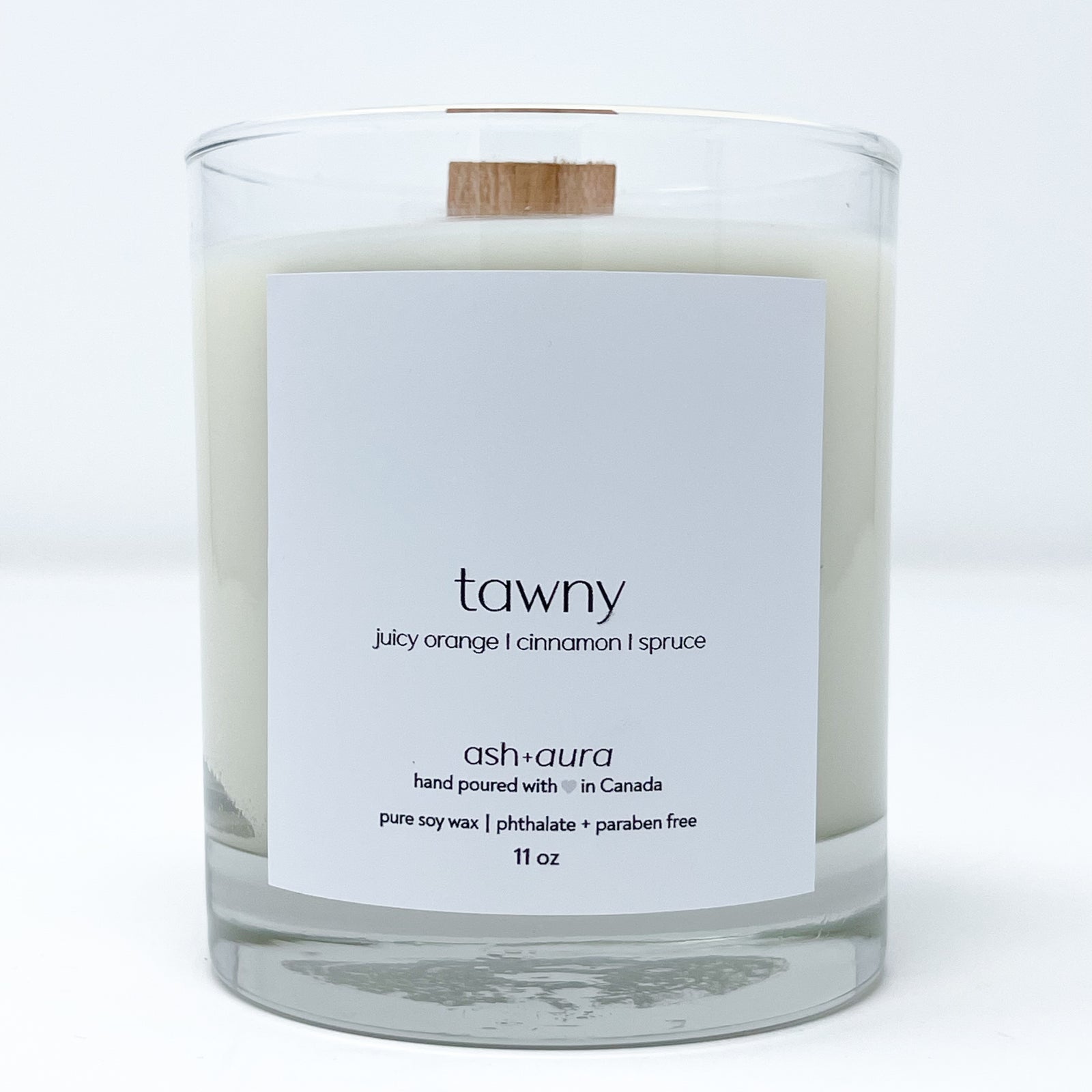 Tawny- Ash + Aura Candle