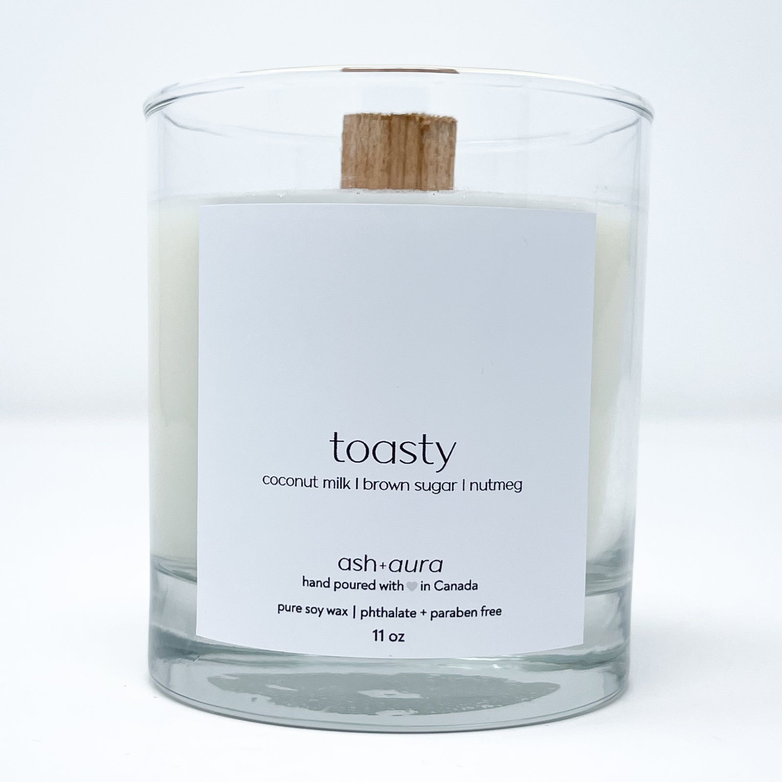 Toasty - Ash + Aura Candle