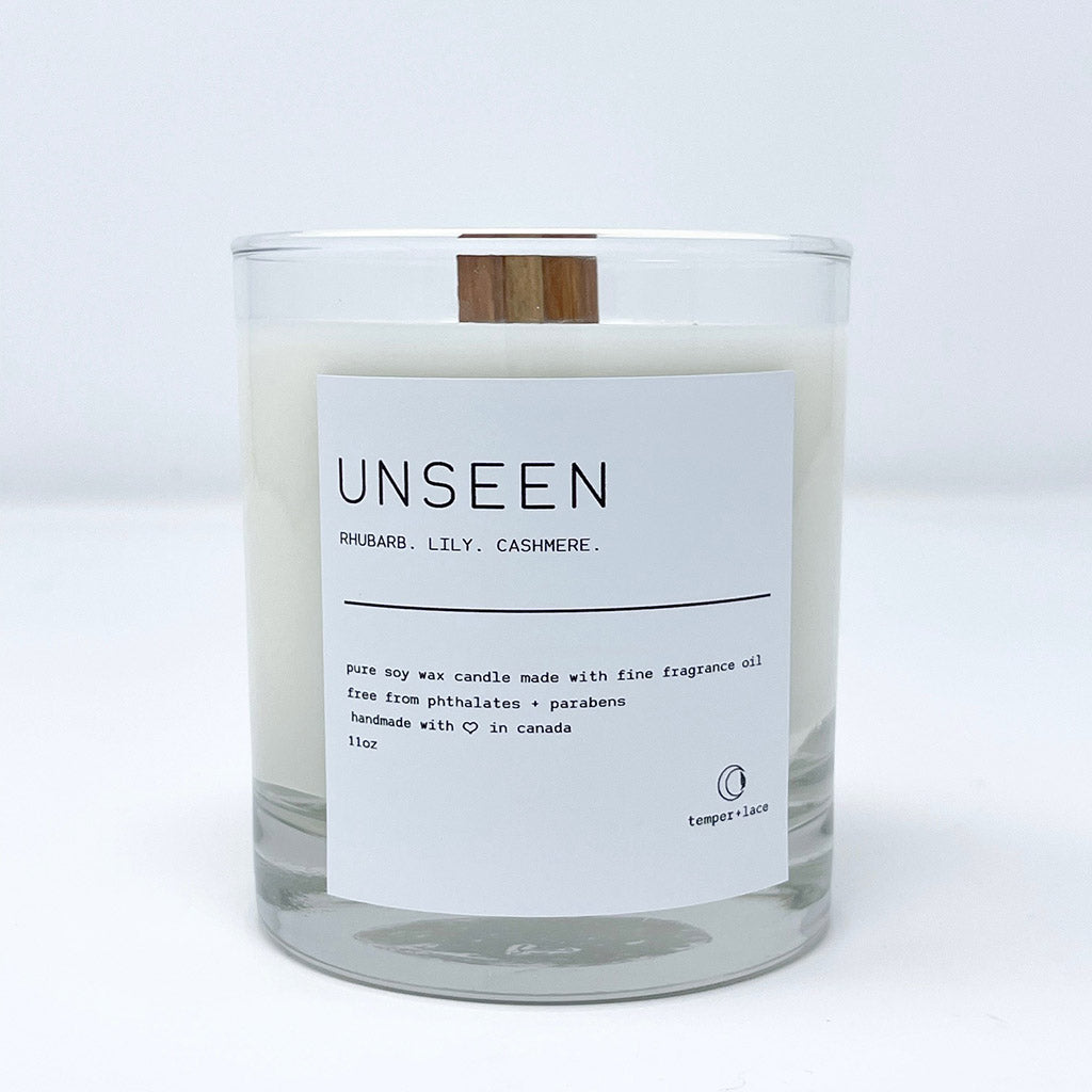 Unseen - Temper + Lace Candle