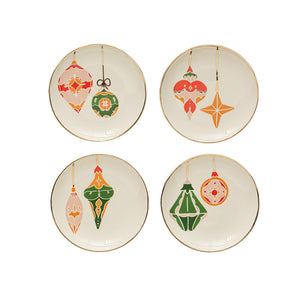 Ornament Appetizer Plates