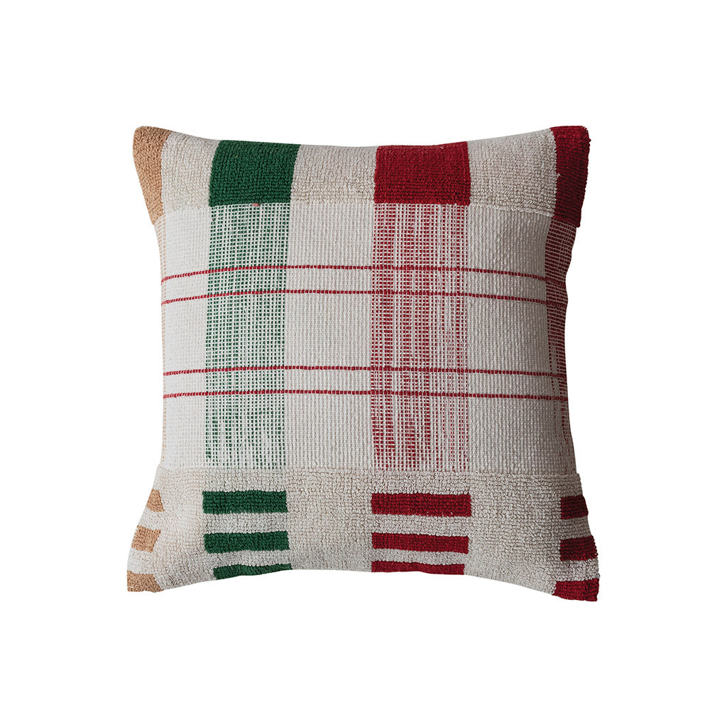 Woven Plaid Pillow