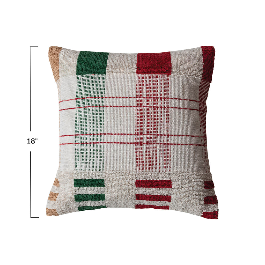 Woven Plaid Pillow