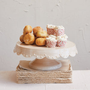 Scalloped Cake Stand