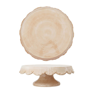 Scalloped Cake Stand