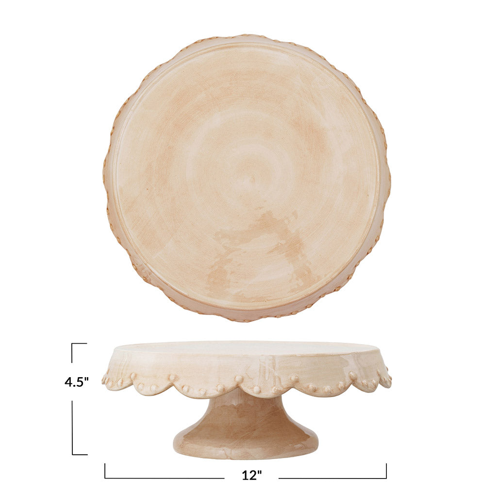 Scalloped Cake Stand