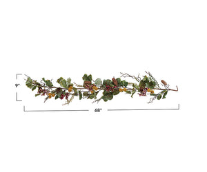 Zanzibar Leaf Garland with Berries
