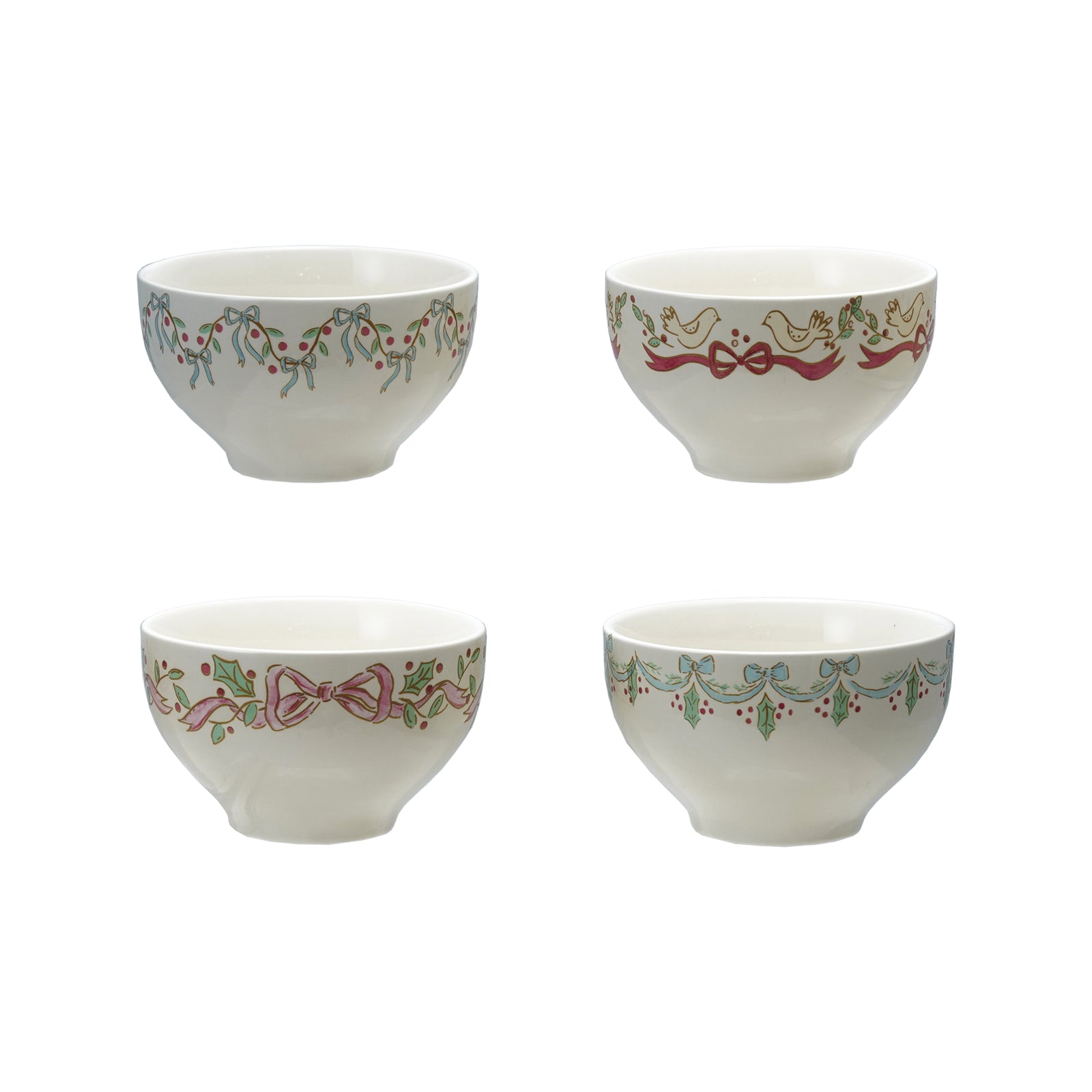 Holiday Bow Bowls