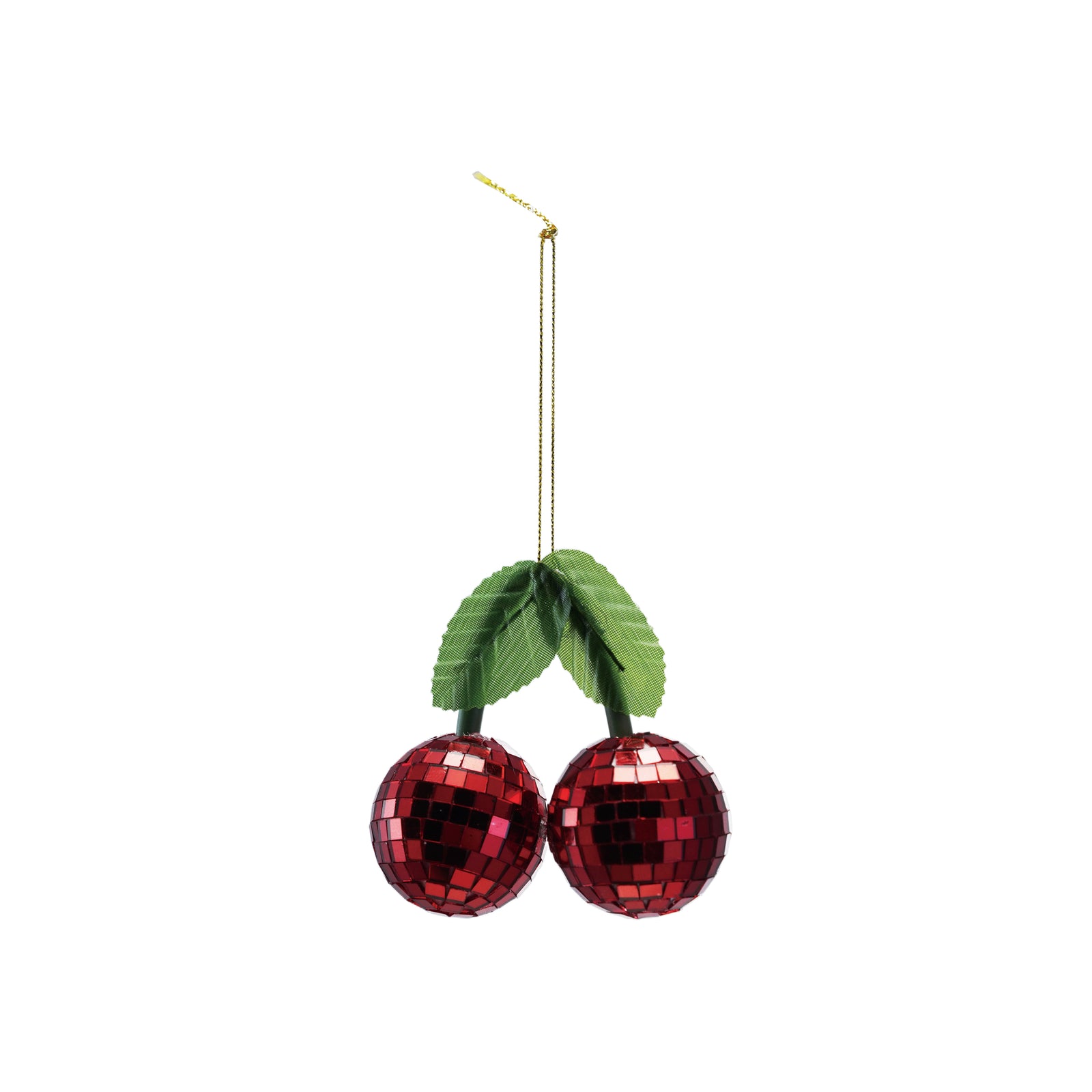 Beaded Cherries Ornament