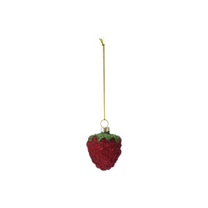 Beaded Glass Berry Ornament