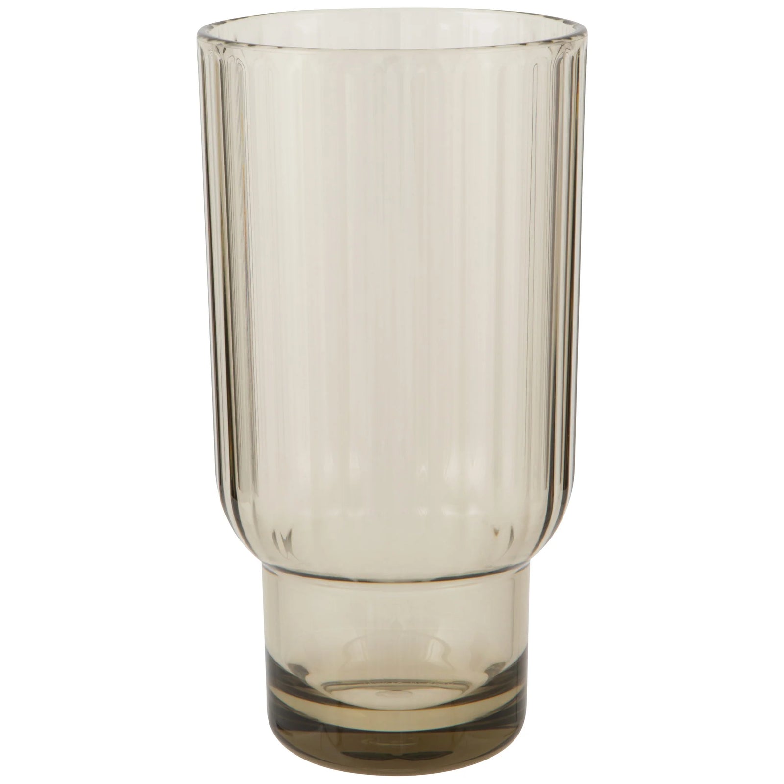 Olive Acrylic Fluted Highball