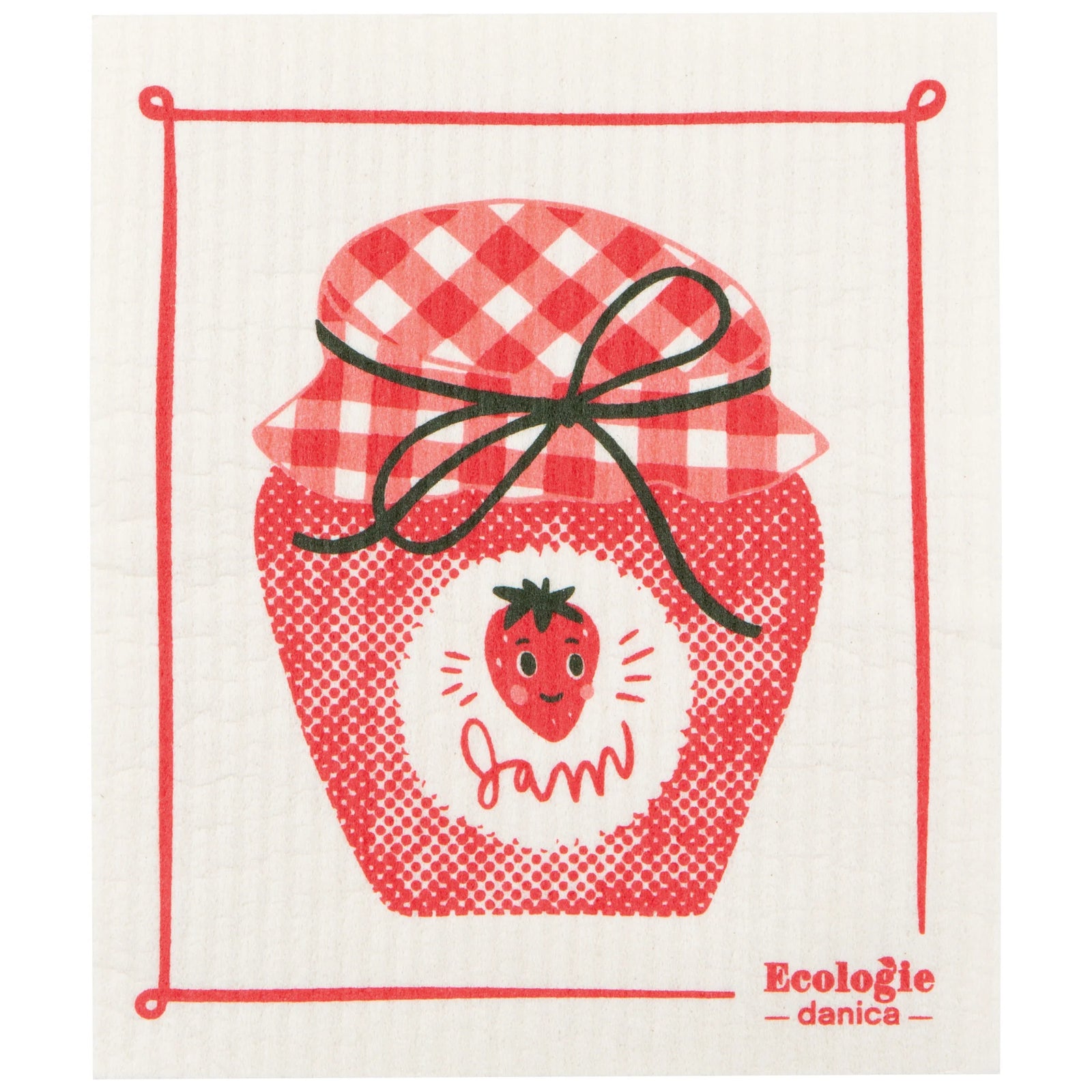 Strawberry Jam Swedish Dishcloth