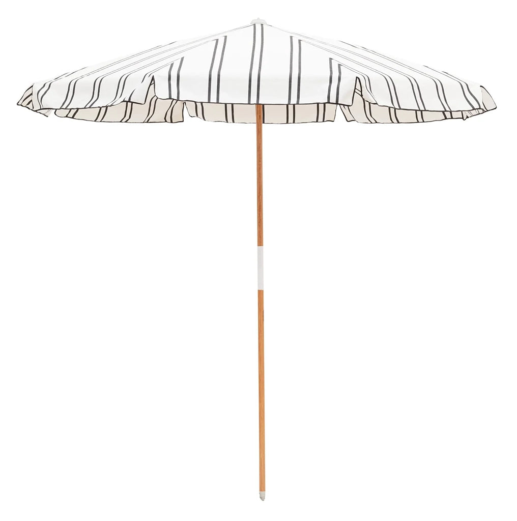 Amalfi Umbrella- Black Two Stripe