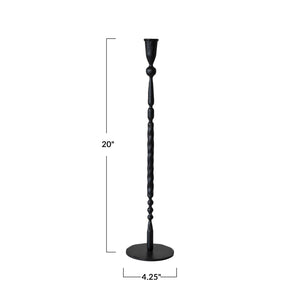 Twist Cast Iron Taper Holder