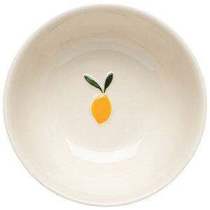 Lemon Petite Motif Bowl