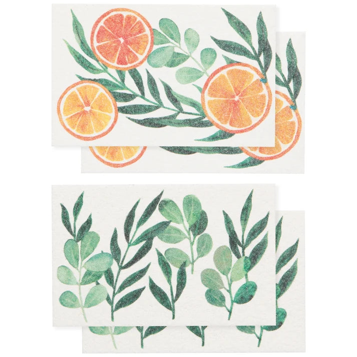 Set/4 Cedar & Citrus Pop Up Sponges