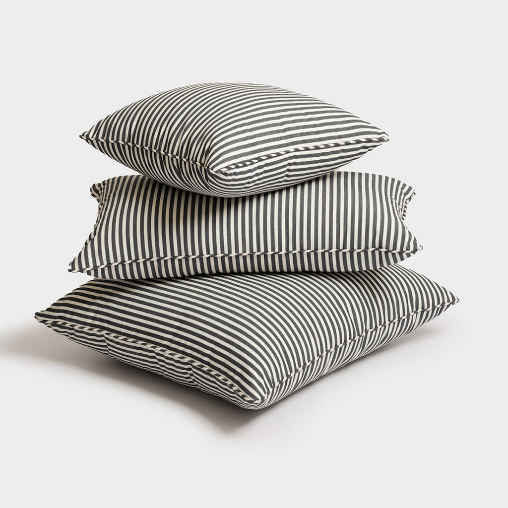 Navy Stripe Indoor/Outdoor Pillow