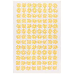 S/2 Lemon Print Flour Sack Kitchen Towels
